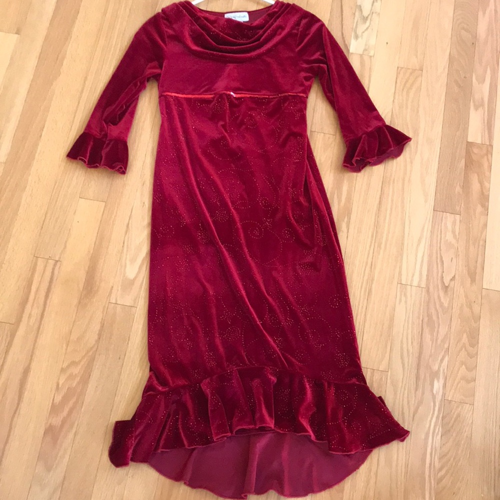 Girl’s Red Sequin Dress